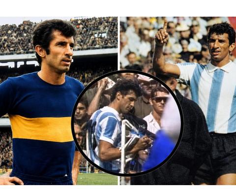 Murió Antonio Rattín, ídolo eterno de Boca y capitán en el Mundial de Inglaterra 1966.