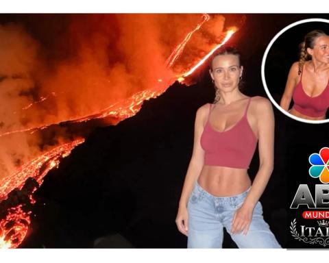 Diletta Leotta frente al Etna enciende las redes sociales: "En la cama soy un volcán".