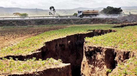 Una grieta enorme podría separar el Cuerno de África del resto del ...