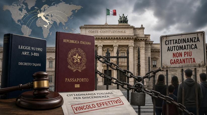 Italy’s Constitutional Court Ends Automatic Citizenship Path for Descendants Born Abroad.