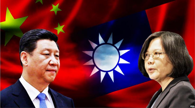 Xi jinping y Tsai Ing-wen 