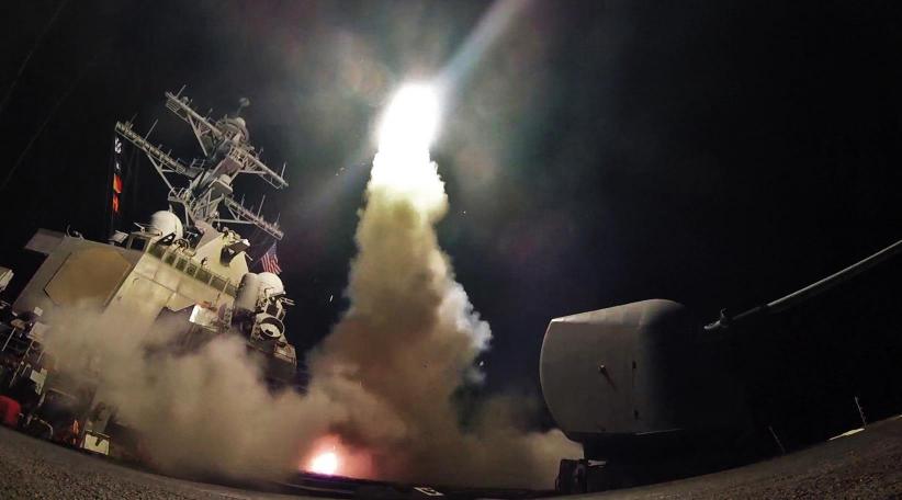 Macron said: Ten days ago, President Trump was saying the United States should withdraw from Syria