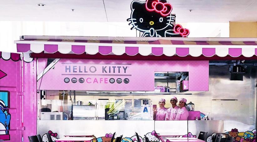 Abrió un café pop-up de Hello Kitty en Fashion Valley Mall  de San Diego