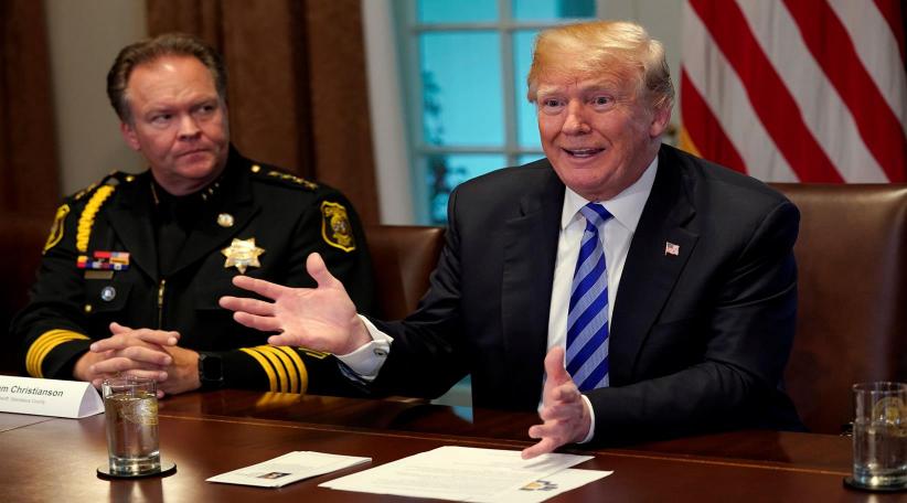 Trump: Immigrant gangs 'animals, not people'