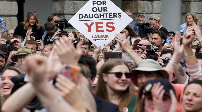  Ireland votes by landslide to legalise abortion