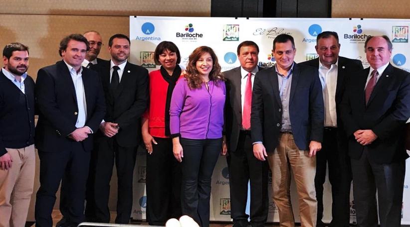 Se realizó en Buenos Aires el lanzamiento de temporada de invierno en Río Negro 
