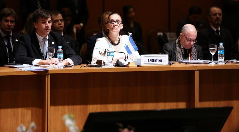 La vicepresidenta de Argentina, Gabriela Michetti, planteó la necesidad de conformar un “frente común” en el Mercosur