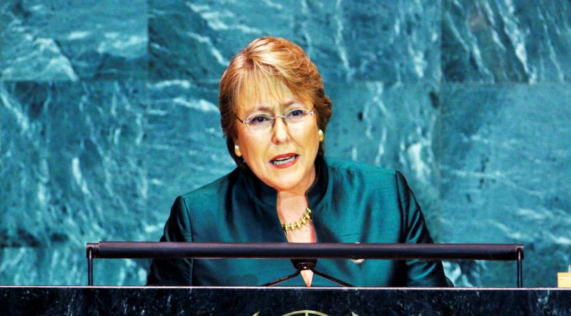 ONU aprueba a Bachelet como alta comisionada de DDHH