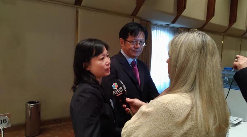 el Emb. Hsieh, y el Sr. Rubén García, Presidente de la Cámara de Importadores de la República Argentina (CIRA), firmaron un Memorandum de Entendimiento