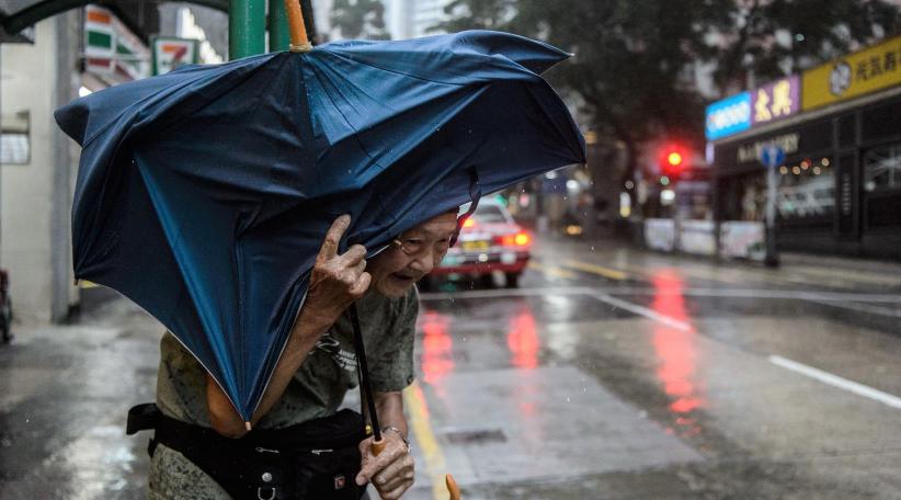 Typhoon Mangkhut makes landfall in south China’s Guangdong province, with torrential rains, winds of 162 kph (100 mph)