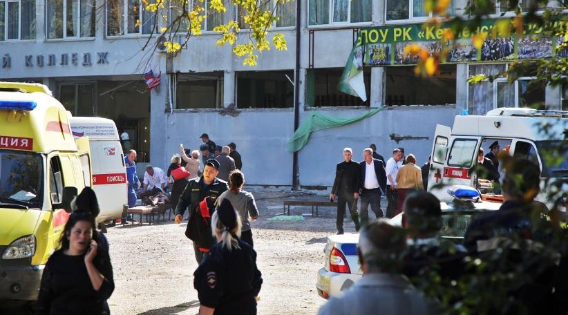 Eighteen-year-old Vladislav Roslyakov turned up at the college in the city of Kerch on Wednesday afternoon carrying a firearm and then began shooting