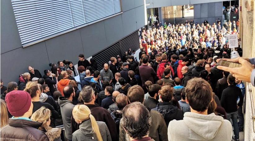  Thousands of Google staff are staging a walkout in protest at the company’s lenient treatment of executives accused of sexual misconduct.