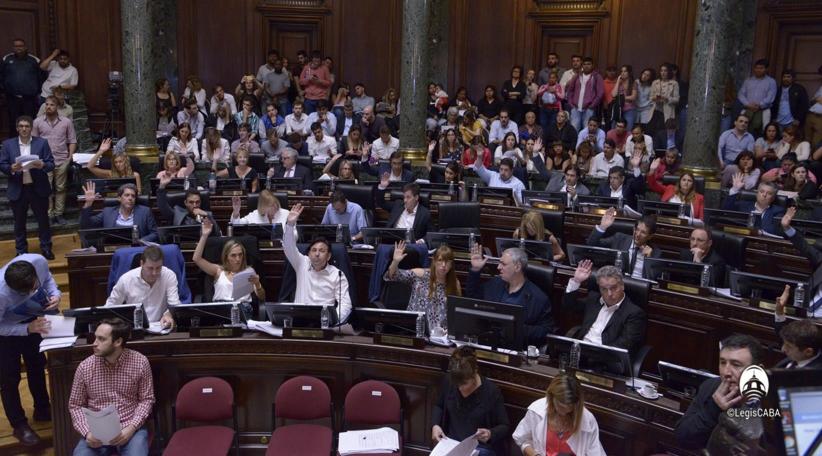 Con los votos del bloque oficialista se regularon los juegos de azar online en la Ciudad. Foto: Legislatura porteña