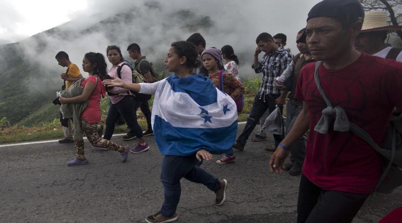 New migrant caravan leaves Honduras and heads for the United States