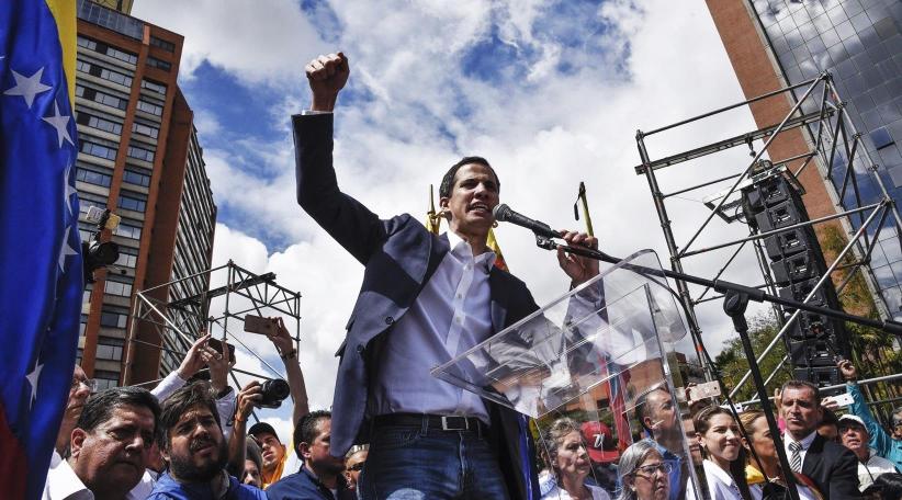 The country's Supreme Court on Tuesday barred opposition leader Juan Guaidó from leaving Venezuela and ordered a freeze on his financial assets.