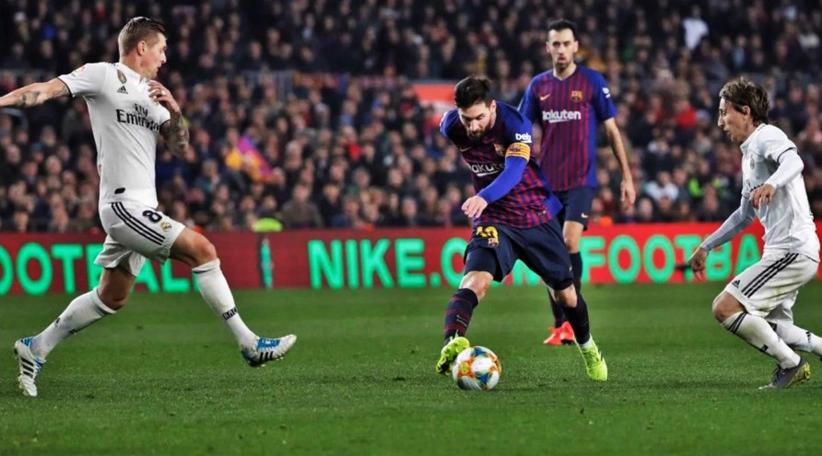 Barcelona y Real Madrid empataron 1 a 1 por la primera semifinal de la Copa del Rey.