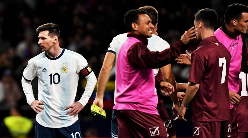 Argentina perdió ante Venezuela por 3-1