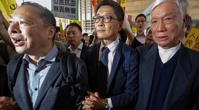 Hong Kong 'umbrella movement': nine convicted over protests