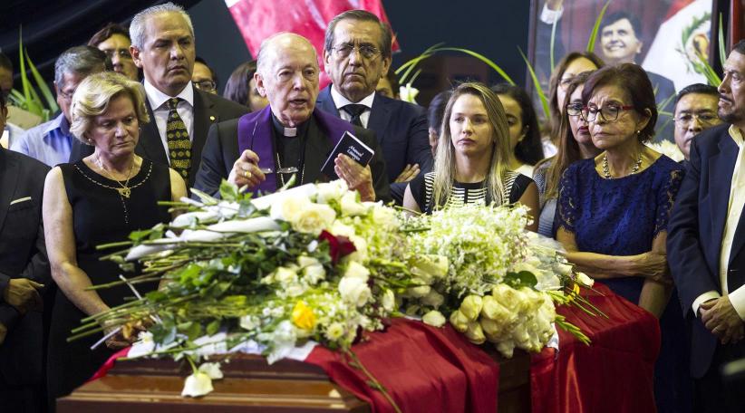 Se realiza en Lima el velatorio de Alan García