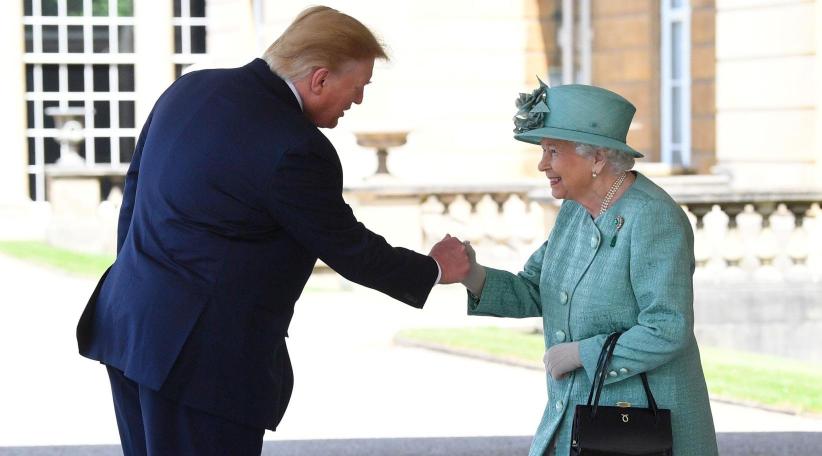 Donald Trump meets Queen at start of UK state visit
