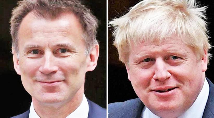 Boris Johnson y Jeremy Hunt competirán por el liderazgo del Reino Unido