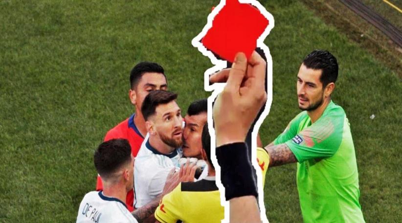 Pese a la expulsión de Messi, Argentina derrotó 2-1 a Chile con goles de Agüero y Dybala