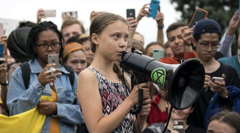 Greta Thunberg Leads the NYC Climate Strike International
