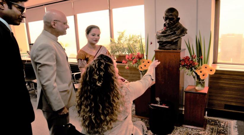 La Embajada de la India en Buenos Aires celebró el 150 aniversario del nacimiento de Mahatma Gandhi