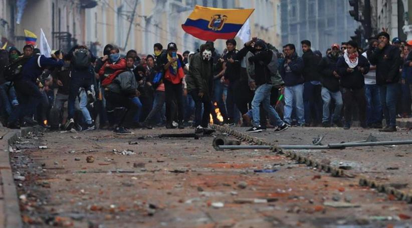 Ecuador decreta el estado de excepción ante las protestas por el alza del precio del combustible