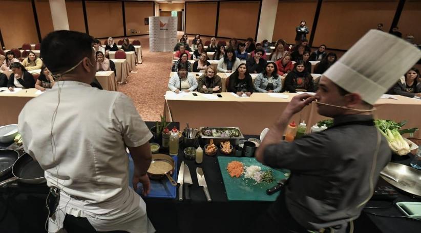 Naturgy y el Hotel Sheraton realizaron una clase de cocina magistral