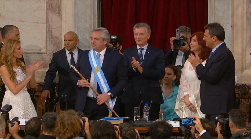 Alberto Fernández asumió como nuevo Presidente de la Argentina 