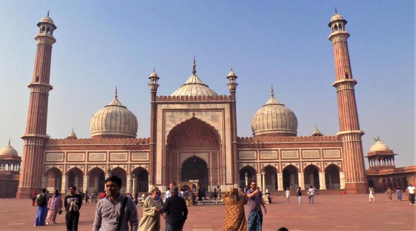 Jama Masjid, una de las mezquitas más grande de la India