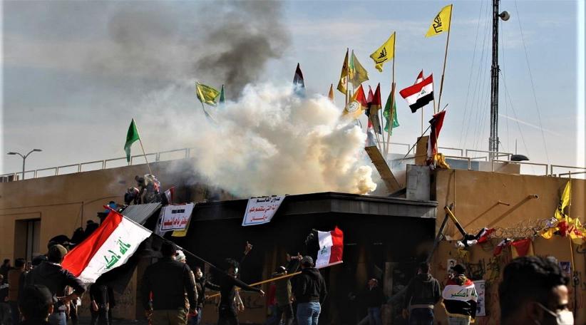 Militiamen withdraw from US Embassy but Iraq tensions linger