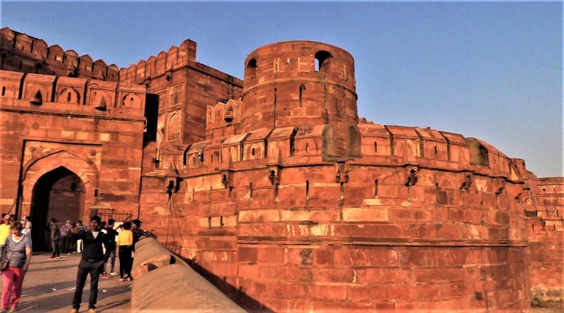 El Fuerte de Agra es una visita obligada para quienes ya disfrutaron del majestuoso Taj Mahal 