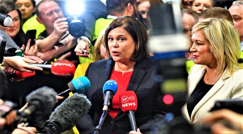 Sinn Féin begins efforts to form leftwing coalition in Ireland