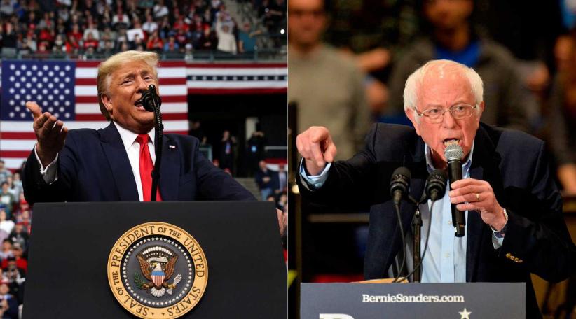 Sanders y Trump fueron protagonistas en el cierre de las campaña en New Hampshire