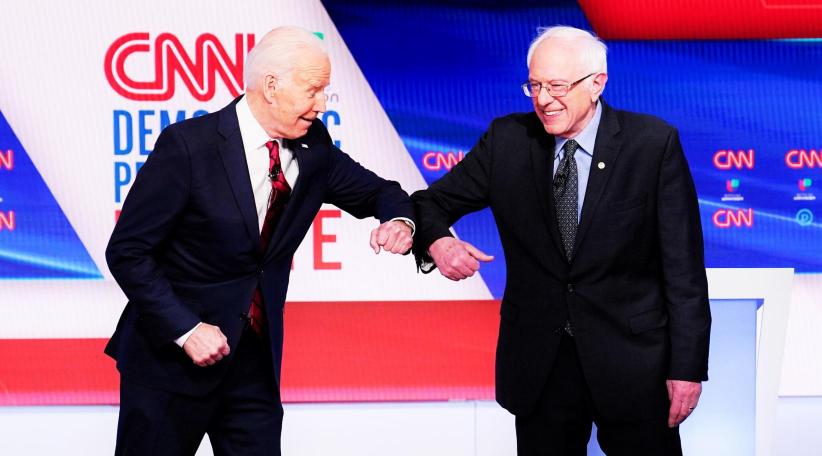 Durante el debate con Sanders, Joe Biden propuso sacar a los militares a la calle contra el coronavirus