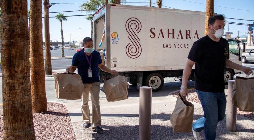 COVID-19: SAHARA Las Vegas teams up with World Central Kitchen (WCK) to provide meals