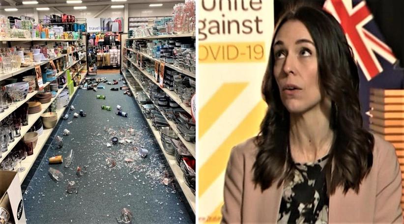 Jacinda Ardern stays cool as earthquake rattles New Zealand capital