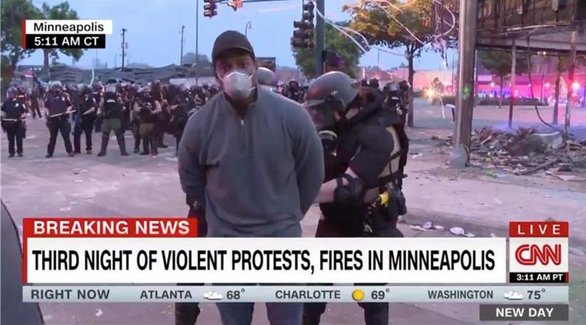  CNN reporter arrested on air at protests over George Floyd killing