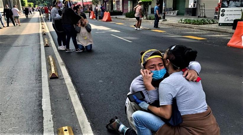 México: Sismo de magnitud 7,5  deja al menos 5 muertos en Oaxaca y se siente con fuerza en Ciudad de México