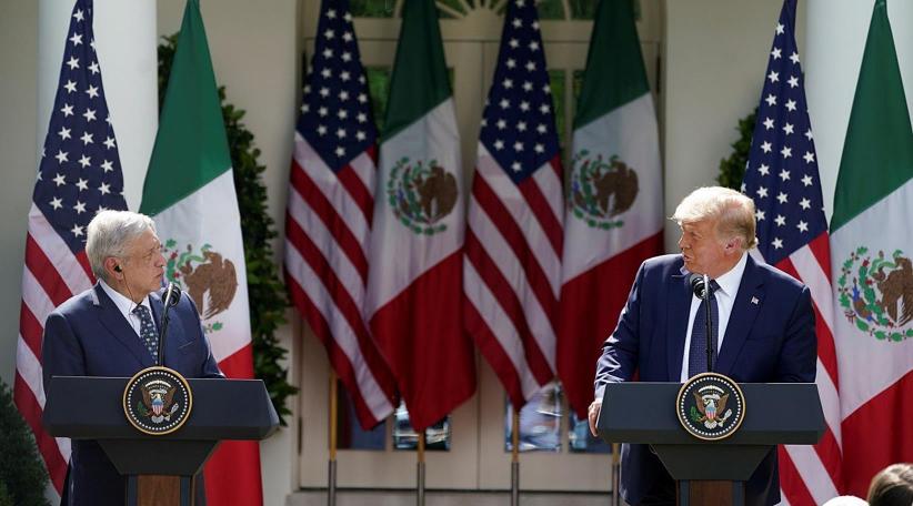 President Donald Trump has made his share of attacks on Mexico over the years, but on Wednesday he couldn't have been nicer to visiting President Andrés Manuel López Obrador. 