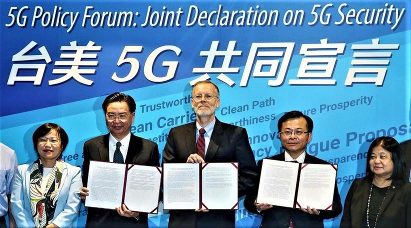 Taiwan, US announce joint 5G security declaration