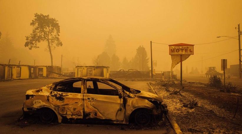 US wildfires fueled by climate change, California governor says