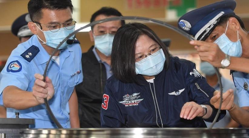 Taiwan: Tsai visits Kaohsiung military bases to show support for troops