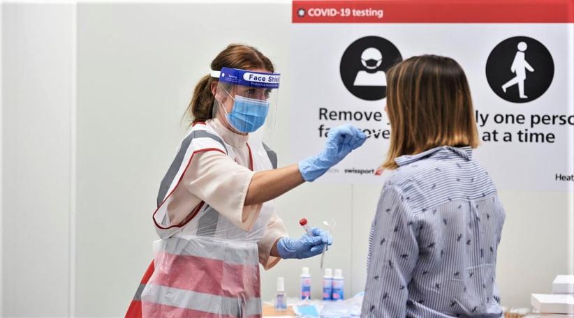 Covid-19: First UK airport coronavirus testing begins