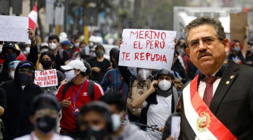 Perú: Manuel Merino renunció a la presidencia tras las violentas protestas