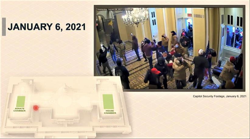 Trump trial shown disturbing footage of lawmakers 'hunted' by Capitol mob - VIDEO