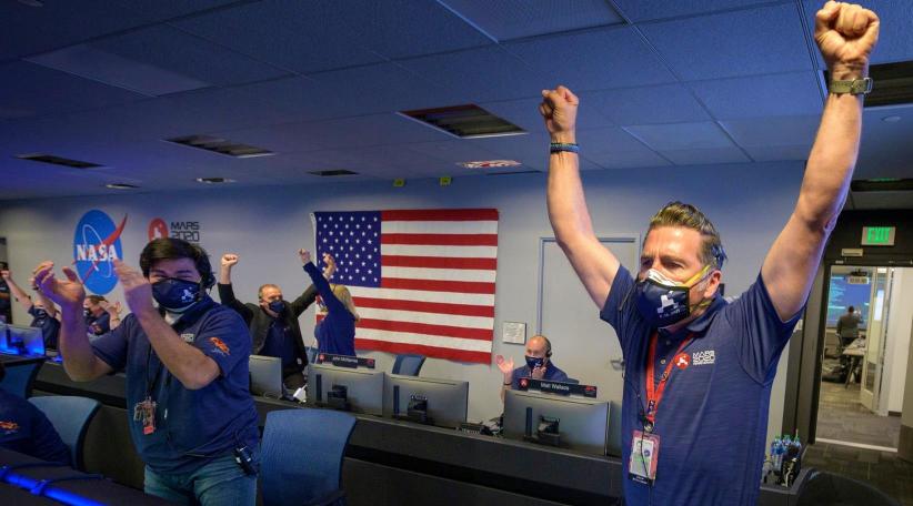 Nasa's Perseverance rover lands on Mars