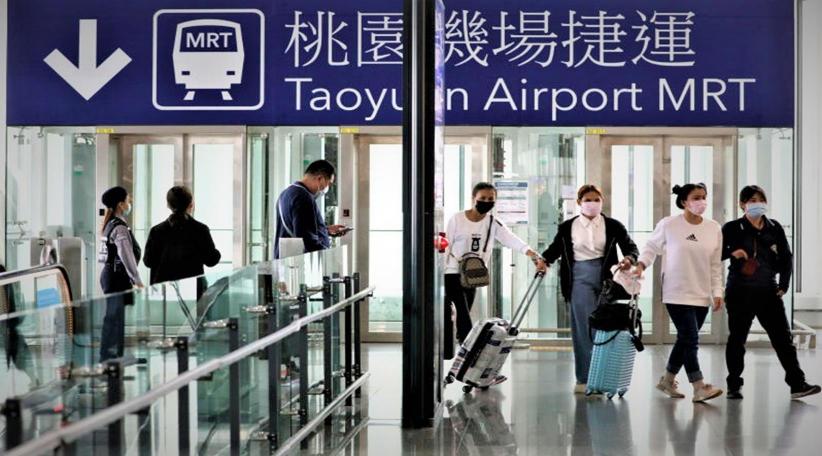 Taiwán levantaría la prohibición de ingreso a visitantes extranjeros el próximo mes